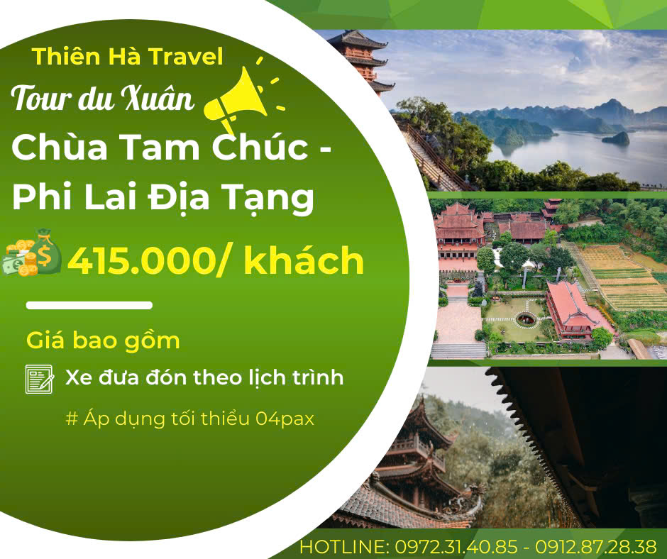 Tour du xuân 2025 cùng Thienhatravel